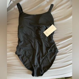 NWT LARGE TALL Athleta hermosa black one piece